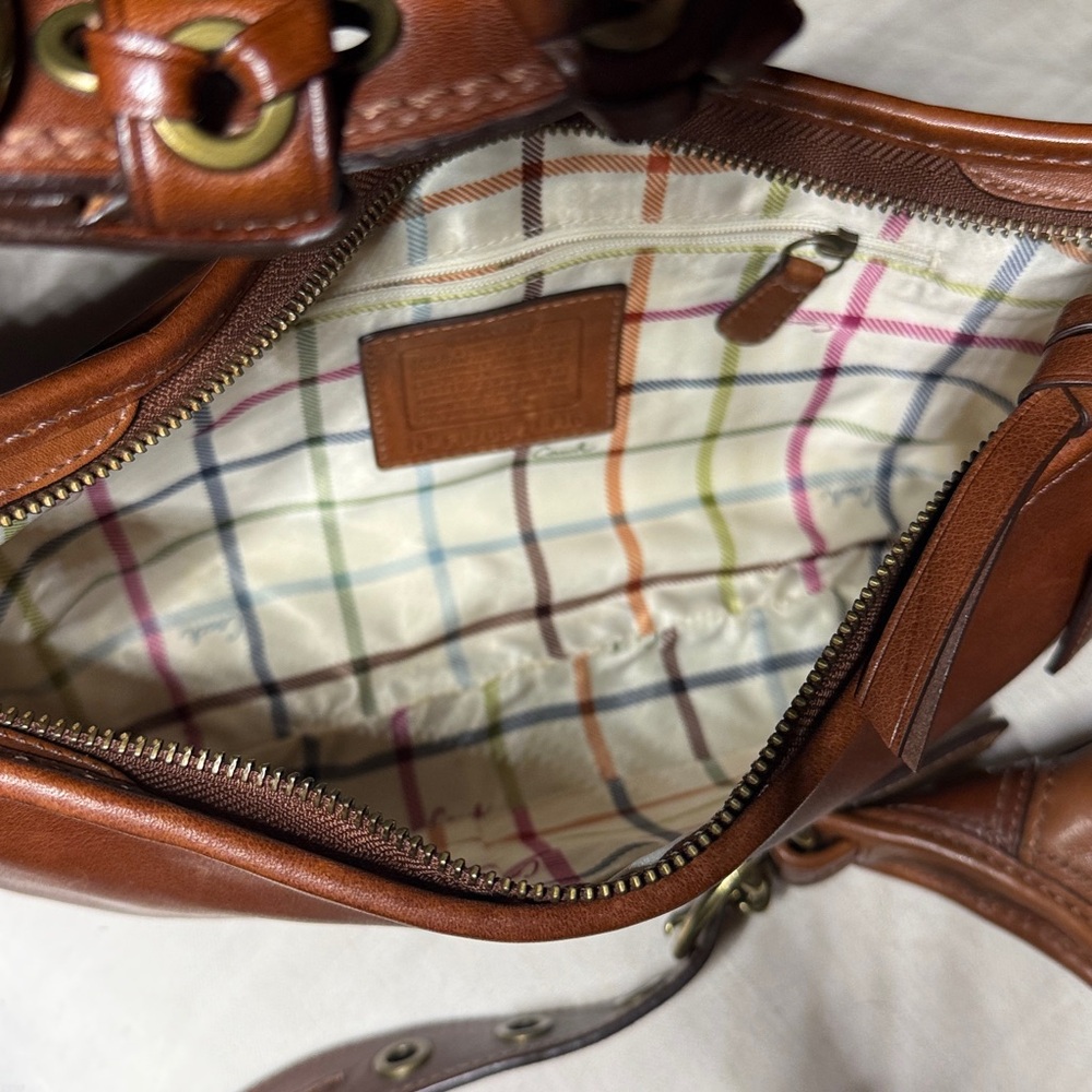 Coach Bleecker Burnished Whiskey Set - Shopper, Med Duffle, Slip Demi, Wallet - Picture 12 of 16